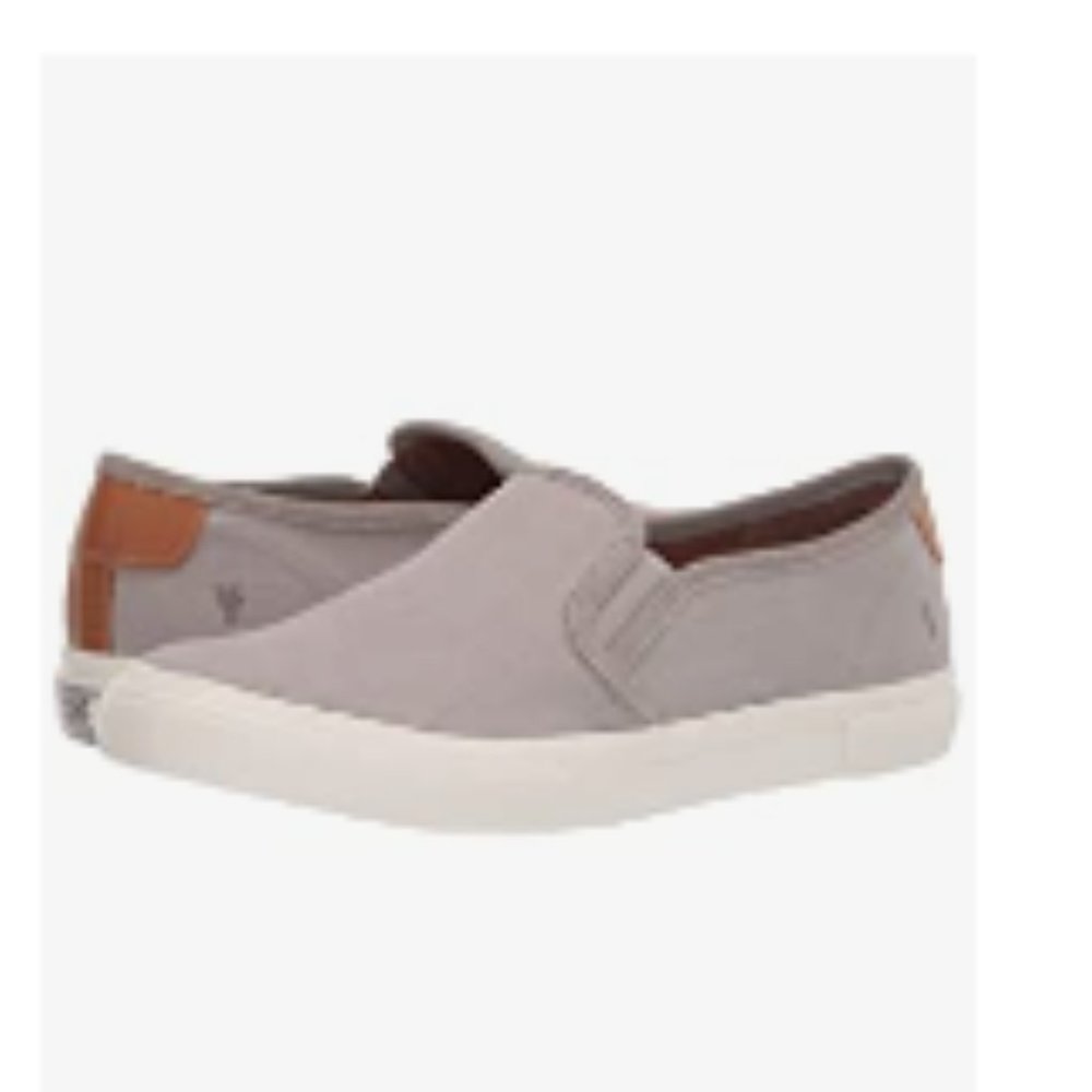 Frye Gia Canvas Slip-On in Grey